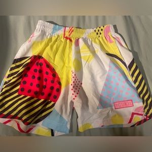 Colorful athletic shorts